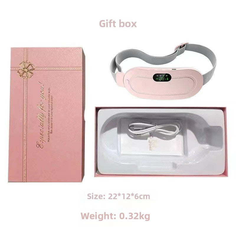 Heating and warming uterine vibration massage device
