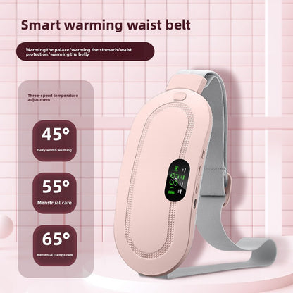 Heating and warming uterine vibration massage device