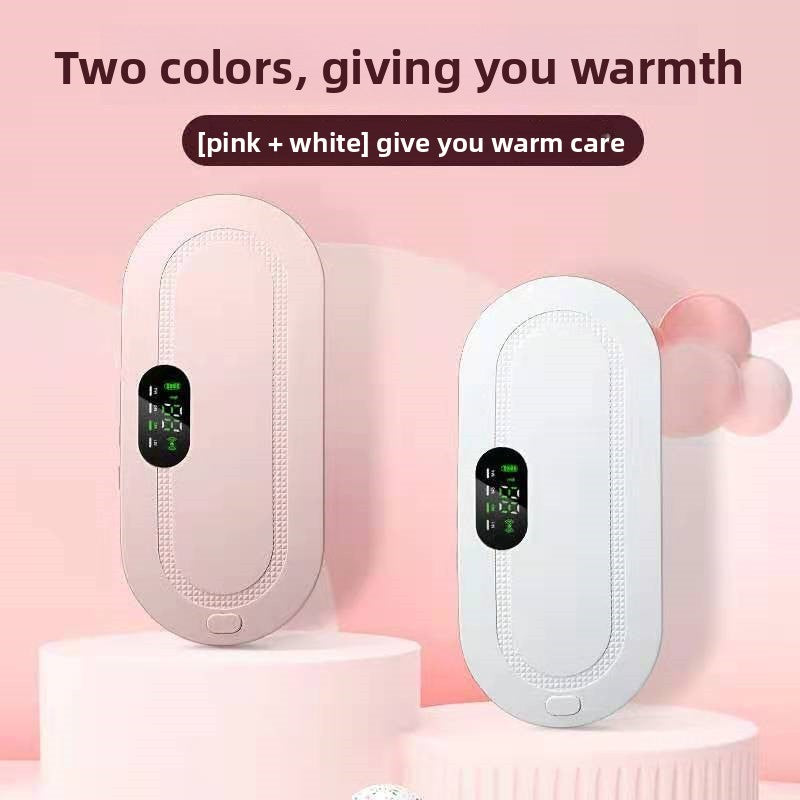 Heating and warming uterine vibration massage device