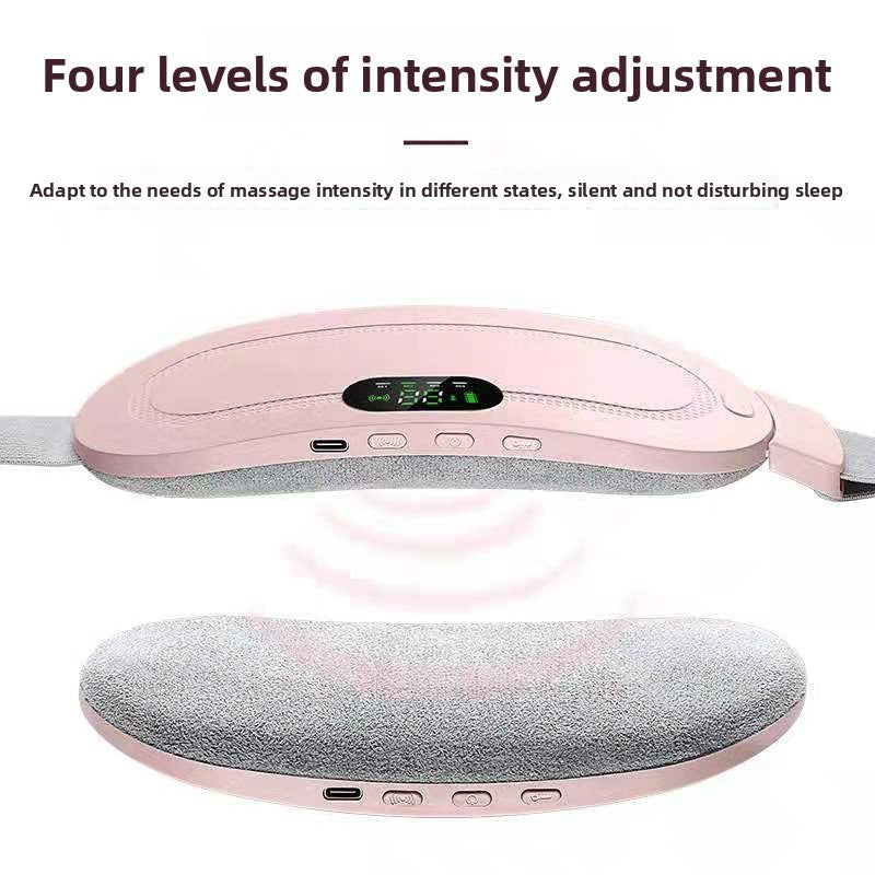 Heating and warming uterine vibration massage device