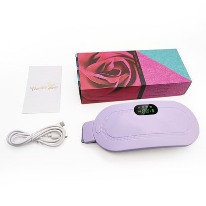 Heating and warming uterine vibration massage device